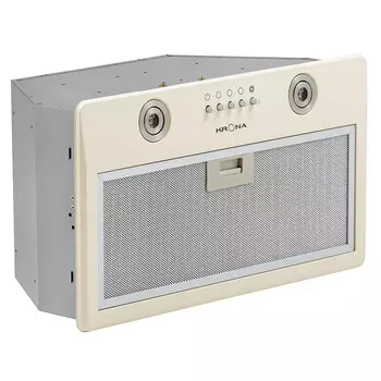 Кухонная вытяжка встраиваемая Krona Runa 60 см слоновая кость (00026696)