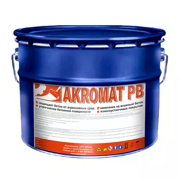 Лак для бетонных полов Мицар Акромат ПБ износостойкий 9 кг