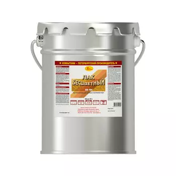 Лак для наружных работ Новбытхим ХВ-784 глянцевый бесцветный 20 л