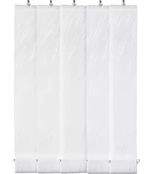 Ламели для вертикальных жалюзи 180 см Орестес белые (5 шт.)