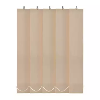 Ламели для вертикальных жалюзи 280 см Лайн бежевые (5 шт.)