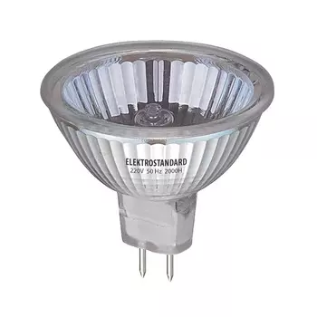 Лампа галогенная Elektrostandard G5.3 MR16 35 Вт 2700К теплый свет 12 В рефлектор (MR16/C 12V35W)
