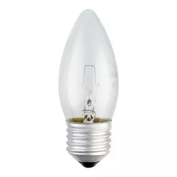 Лампа накаливания Navigator E27 3000К 60 Вт 660 Лм 230 В свеча прозрачная