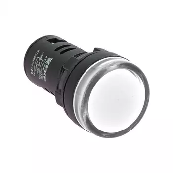 Лампа сигнальная EKF PROxima AD16-16HS 230 В IP54 пластиковая белая (ledm-ad16-16-w)