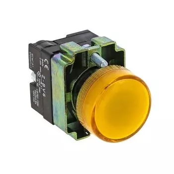 Лампа сигнальная EKF PROxima BV65 24 В IP54 желтая (xb2-bv65-24)