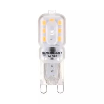 Лампа светодиодная Elektrostandard G9 JCD 3 Вт 3300К теплый свет 220 В капсула (BLG906)