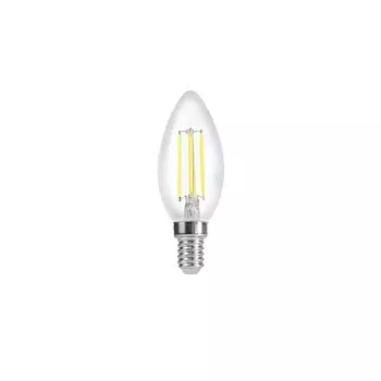 Лампа светодиодная филаментная IN HOME Е14 6500К 7 Вт 810 Лм 230 В свеча прозрачная