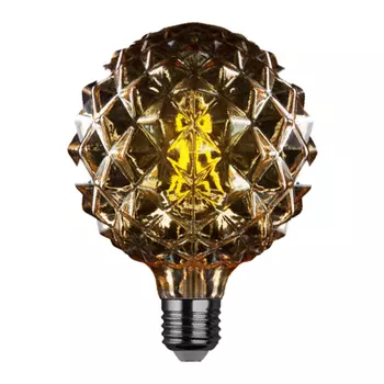 Лампа светодиодная филаментная Rev E27 2200К 5 Вт 515 Лм 230 В кристалл G125 матовая