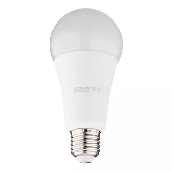 Лампа светодиодная Gauss E27 4100К 25 Вт 2100 Лм 180-240 В груша A67/A70 матовая