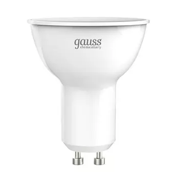Лампа светодиодная Gauss GU10 4100К 11 Вт 850 Лм 180-240 В софит матовая