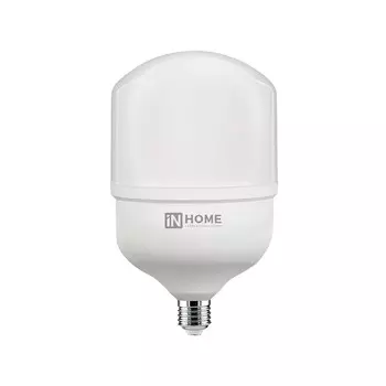 Лампа светодиодная IN HOME Е27/Е40 4000К 40 Вт 3800 Лм 230 В цилиндр T120 матовая