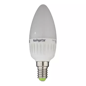 Лампа светодиодная Navigator E14 2700К 7 Вт 220 В свеча матовая диммируемая
