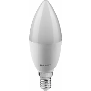 Лампа светодиодная Онлайт E14 4000К 15 Вт 960 Лм 220-240 В свеча матовая