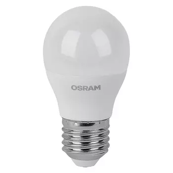 Лампа светодиодная Osram E27 2700К 5 Вт 470 Лм 230 В шар матовая