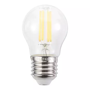 Лампа светодиодная Voltega E27 4000К 6 Вт 600 Лм 240 В груша прозрачная