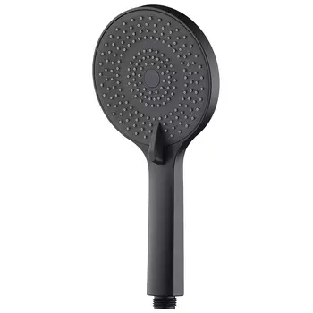 Лейка для душа ARGOtech Combi d120 мм 3 режима без шланга пластик черная (AGD 20.1320 B)