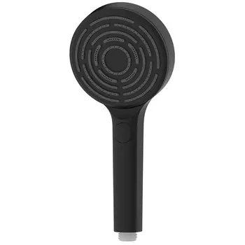 Лейка для душа ARGOtech Forte d115 мм 3 режима без шланга пластик черная (AGD 20.1314 B)