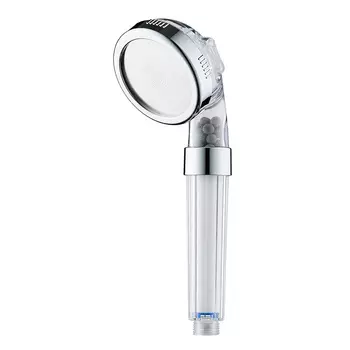 Лейка для душа ARGOtech Super-Jet d81 мм 3 режима без шланга пластик хром (AGD 20.1312 B)