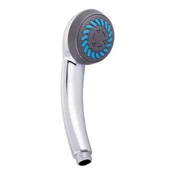 Лейка для душа d70 мм 1 режим без шланга пластик хром (792834)