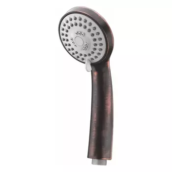 Лейка для душа WasserKraft d81 мм 3 режима без шланга пластик бронза (A051)