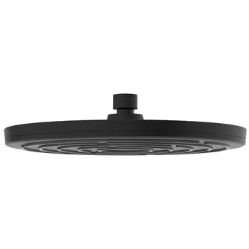 Лейка для верхнего душа ARGOtech Forte d250 мм пластик черная матовая (AGD 20.2101 K)