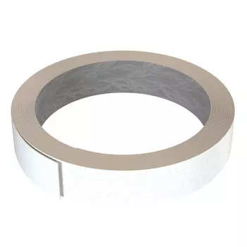 Лента кромочная для столешниц 42х3050 мм искра белая пластик с клеем Вардек