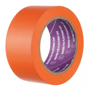 Лента малярная RoxelPro для защиты дверей и окон оранжевая 50 мм 33 м