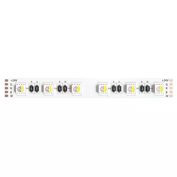 Лента светодиодная Arte Lamp SMD 5050 (A2406012-01-RGB4K) 4000К RGB свет 14,4 Вт 24 В IP20 5 м