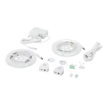 Лента светодиодная SMD 3528 Navigator (61650) 3000К 3 Вт 100-240 В 1,2 м с датчиком движения комплект (2 шт.)
