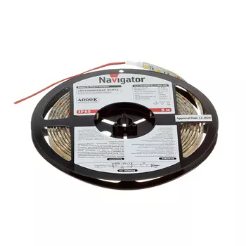 Лента светодиодная SMD 5050 Navigator (71425) 4000К 14,4 Вт 12 В IP65 5 м