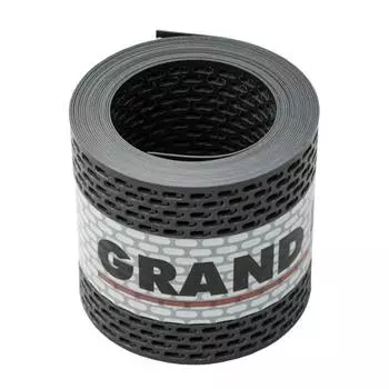 Лента вентиляционная карнизная 100х5000 мм Grand Line черная