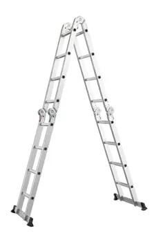 Лестница 4-х секционная шарнирная 4х4 Новая высота