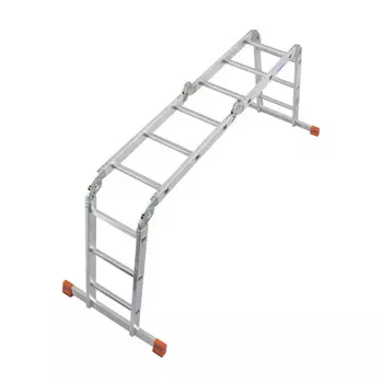 Лестница алюминиевая трансформер четырехсекционная 3 ступени Krause универсальная