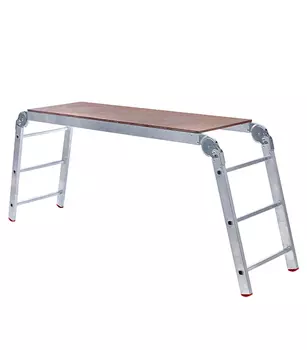 Лестница-помост с несъёмной платформой Новая высота Стандарт