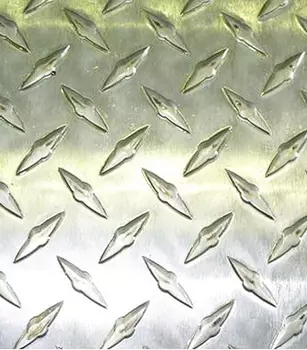 Лист алюминиевый Бриллиант 1,5х600х1200 мм рифленый