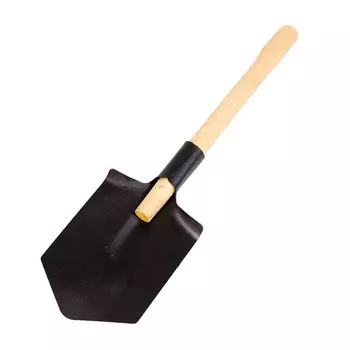 Лопата саперная Павловская Заря металлическая с деревянным черенком 300 мм (152111)