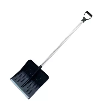 Лопата снеговая Павловская Заря полипропилен с металлическим черенком 1400х428 мм (156016)