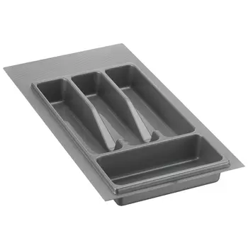 Лоток для столовых приборов 270х490 мм серый (32-73-N35-GR)