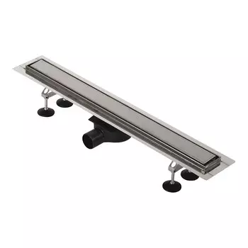 Лоток душевой Tece с сухим затвором 800х135 мм d50 мм решетка из нержавеющей стали (15103089)