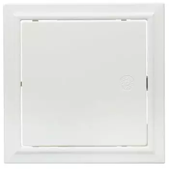 Люк ревизионный Эвент ЛПЗ пластиковый 100х100 мм врезной с замком