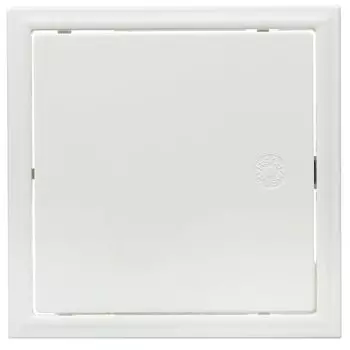 Люк ревизионный Эвент ЛПЗ пластиковый 300х300 мм врезной с замком