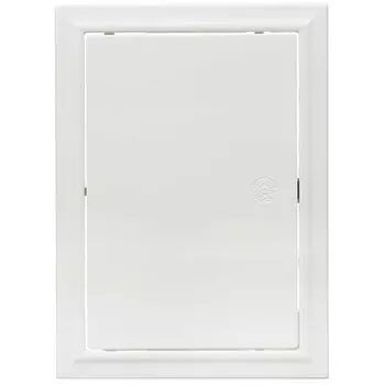 Люк ревизионный Эвент ЛПЗ пластиковый 300х400 мм врезной с замком