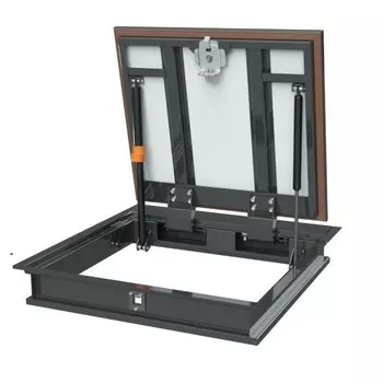 Люк ревизионный под плитку напольный Хаммер Бонд стальной 800х800 мм скрытый