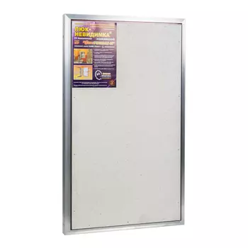 Люк ревизионный под плитку Практика EuroFormat-R алюминиевый 600х900 мм скрытый нажимной