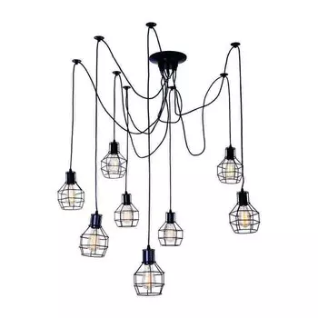 Люстра подвесная Escada Boston E27 480 Вт 30 кв.м (1129/8S (Black))