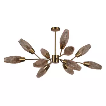 Люстра подвесная Escada Desire E14 720 Вт 43 кв.м (10165/12PL Copper)