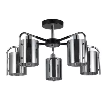 Люстра подвесная Escada Elegant E14 200 Вт 10 кв.м (671/5P Chrome)