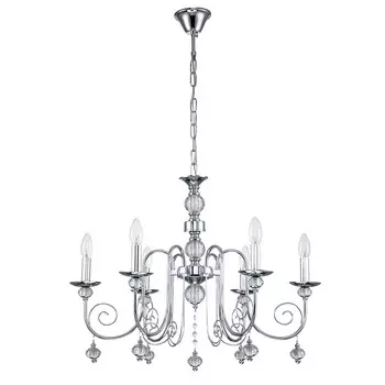 Люстра подвесная Escada Shine E14 240 Вт 12 кв.м (678/6PL Chrome)