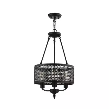 Люстра подвесная Freya Conte E27 180 Вт 12 кв.м (FR4166-PL-03C-BL)