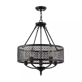 Люстра подвесная Freya Conte E27 300 Вт 20 кв.м (FR4166-PL-05C-BL)